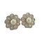 Boucles d'oreilles Boucles d'oreilles Art Déco en or et platine avec diamants et perles 58 Facettes Q322B(964)