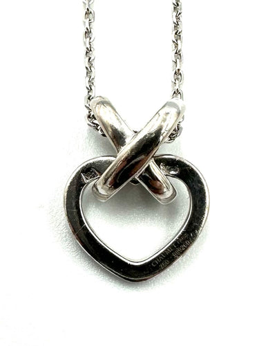 Collier CHAUMET - Collection Liens, collier or blanc, diamants (full set) 58 Facettes