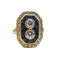Bague 53 Bague vintage saphirs & diamants 58 Facettes