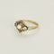 Bague 50,5 Bague de jeune fille en or jaune et or blanc, diamants et perle de culture 58 Facettes SQU3784X5