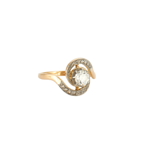 Bague 57 Bague Tourbillon diamants 58 Facettes 3167