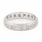 Bague 53 Bague Alliance Or blanc Diamant 58 Facettes 2201713CN