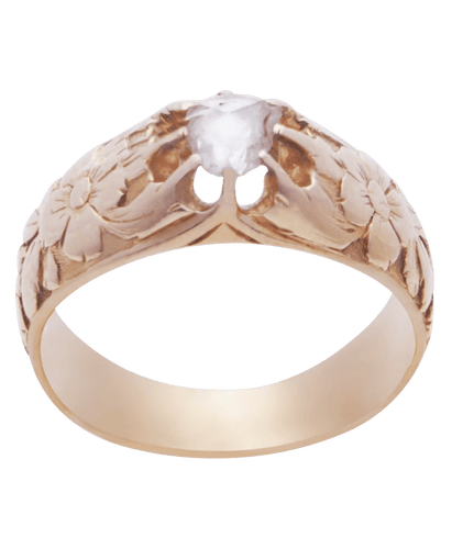 Bague La Sicilienne Or rose 18K Diamant taille rose