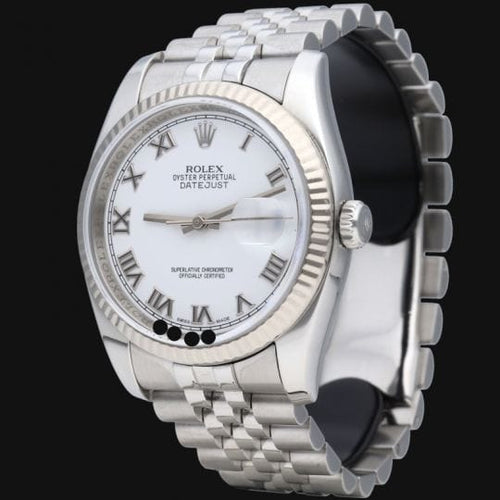 Montre Rolex Montre Date Just 36 58 Facettes MT43267
