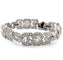 Bracelet Superbe bracelet Art Déco en platine avec diamants 58 Facettes