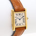 Montre CARTIER - Montre Tank Louis or jaune et cuir marron 58 Facettes 65675