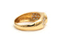 Bague 47 Bague contemporaine or jaune et diamants taille brillant 58 Facettes B708