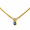Collier Collier  Or jaune Saphir, Diamant 58 Facettes 4416915RV