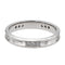 Bague 53 Bague Alliance Or blanc Diamant 58 Facettes 2711886CN