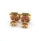 Boucles d'oreilles Boucles d'oreilles en or jaune 18 carats, rubis et diamants, 1883 E 58 Facettes