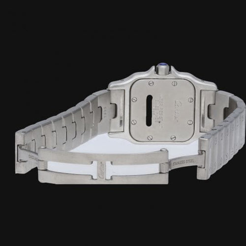 Montre Cartier Montre Santos Galbée Pm 58 Facettes MT42438