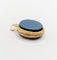 Pendentif Pendentif porte photo antique or jaune 18k plaques d'agate (circa 1900) 58 Facettes A06013