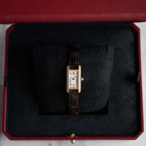 CARTIER - Klocka Tank Mini Allongée 