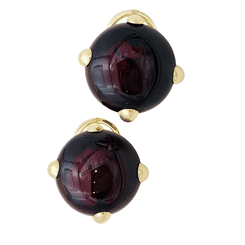 Boucles d'oreilles Boucles d'oreilles Pomellato, "Griffe", grenat, or jaune. 58 Facettes 34574