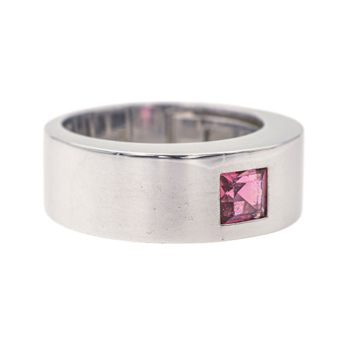 Bague 55 Bague Chevalière Or blanc Tourmaline 58 Facettes 4134629CN