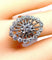 Bague 51 Bague or blanc diamants 58 Facettes AB429