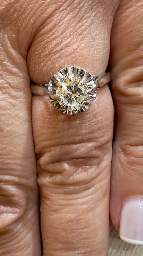 Solitér bývalý v Platina a nastavitelný diamant T50