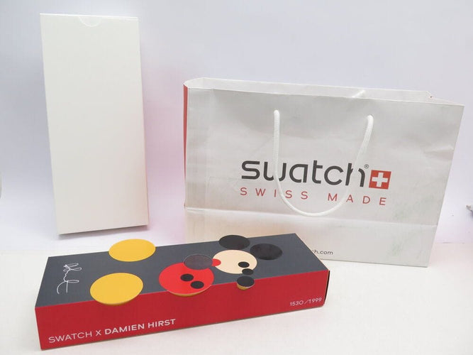 Montre Montre SWATCH MIC Damien Hirst édition limitée 1999 ex gz323s 34 mm 58 Facettes 268368