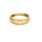 Bague 49 Bague jonc en or jaune et diamants 58 Facettes OYO0703