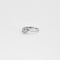 Bague 49 Bague Solitaire or blanc diamants 58 Facettes LP595/10
