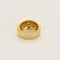 Bague 51,5 Bague jonc en or jaune et diamants 58 Facettes CRE0314