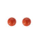 Boucles d'oreilles Puces oreilles perles corail et monture en or 58 Facettes