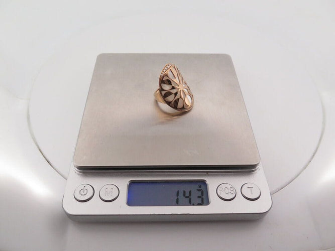 Bague 52 bague BULGARI intarsio nacre t52 en or rose 18k 14.3gr serti diamants 58 Facettes 267206