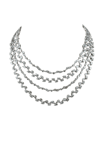 Collier Four layers Diamond Cocktail High-end necklace 58 Facettes NECK- 252