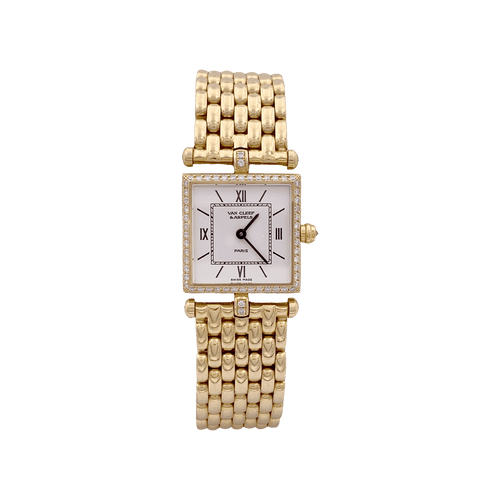 Montre Montre Van Cleef & Arpels, "Classique", or jaune et diamants. 58 Facettes 34699
