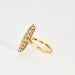 Bague 62 Bague marquise or deux tons et diamants 58 Facettes GU94