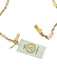 Collier Collier en or jaune tourmaline, indicolite et diamants 58 Facettes