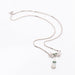 Collier Collier vintage en or blanc, opales, émeraudes et diamants 58 Facettes N102949JC