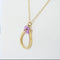 Collier Collier or jaune pendentif goutte pavé de diamants 58 Facettes