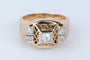 Bague 56 Bague en or rose 18 cts 58 Facettes BGTKCC870