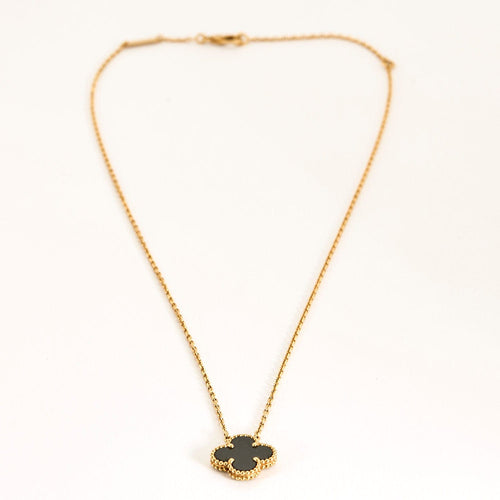 Collier Van Cleef & Arpels - Collier onyx Alhambra 58 Facettes