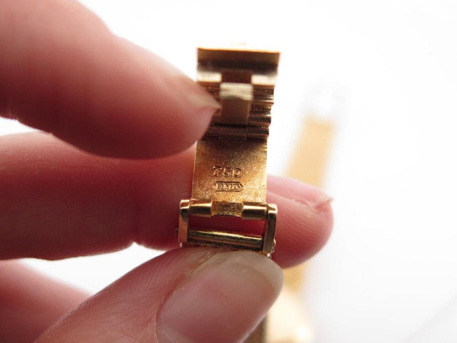 Montre vintage montre baume & mercier classima pm or 18k diamants garantie 58 Facettes 266688