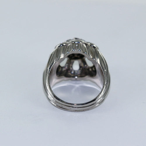Bague Bague "fleur" en platine et diamants 58 Facettes