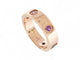Bague 55 bague CARTIER love t55 en or 18k pierres saphir grenat amethyste 58 Facettes 271117