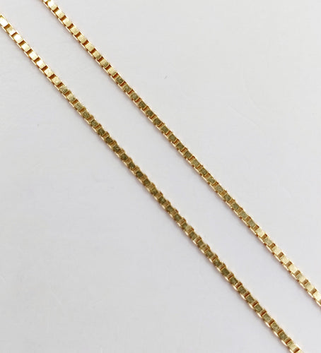 Collier Chaine vintage or 18k mailles vénitiennes 42 cm 4,92 gr 58 Facettes A05968