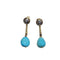 Boucles d'oreilles Boucles d'oreilles en turquoise et diamants, en or jaune 18 carats 58 Facettes PE144