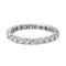 Bague 53 Bague  Alliance tour complet  Or blanc Diamant 58 Facettes 4137644CN