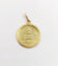Pendentif AUGIS - Pendentif médaille d'amour 17mm or jaune  "+ qu'hier - que demain" (circa 1930) 58 Facettes A06133