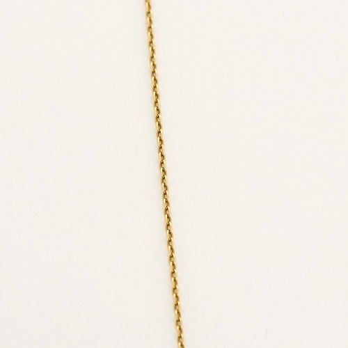 Colier subțire și pandantiv cu smarald 