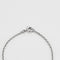 Collier Collier solitaire or blanc et diamant poire 58 Facettes B240570