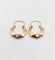 Boucles d'oreilles Boucles d'oreilles créoles Art Déco or jaune finement travaillées 58 Facettes A05362