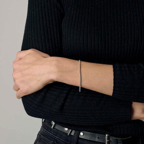 Pulseira rivièra de diamantes 