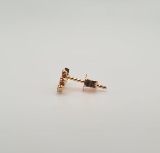 Boucles d'oreilles Boucles d’oreilles «LO VE » or rose diamants 58 Facettes