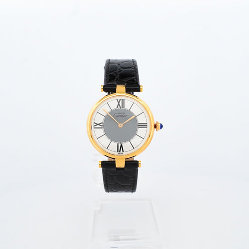 Montre CARTIER - Montre Must Vendôme - Grey White dial - LM 58 Facettes