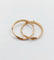 Bague 53 Alliance victorienne jumelée en or rose 18k (circa 1880) 58 Facettes A06538