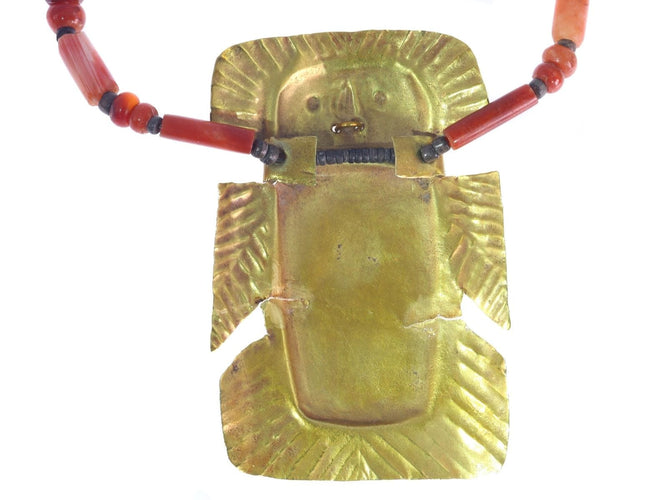 Pendentif L'énigme du chaman : un pendentif céleste en or précolombien des profondeurs de l'Antiquité 58 Facettes 21055-0157